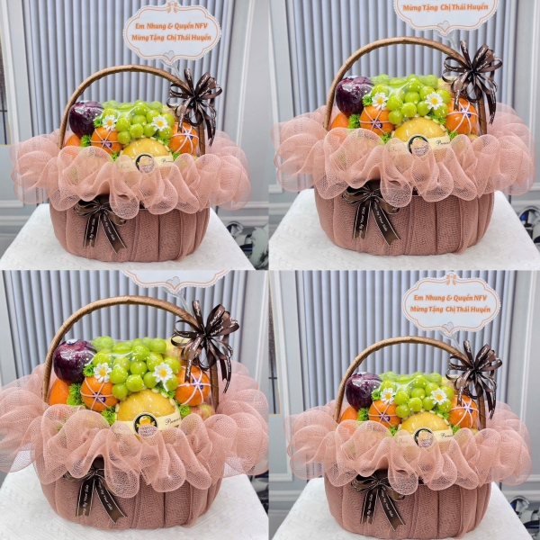 lẵng trái cây nhập khẩu Nhà Bè